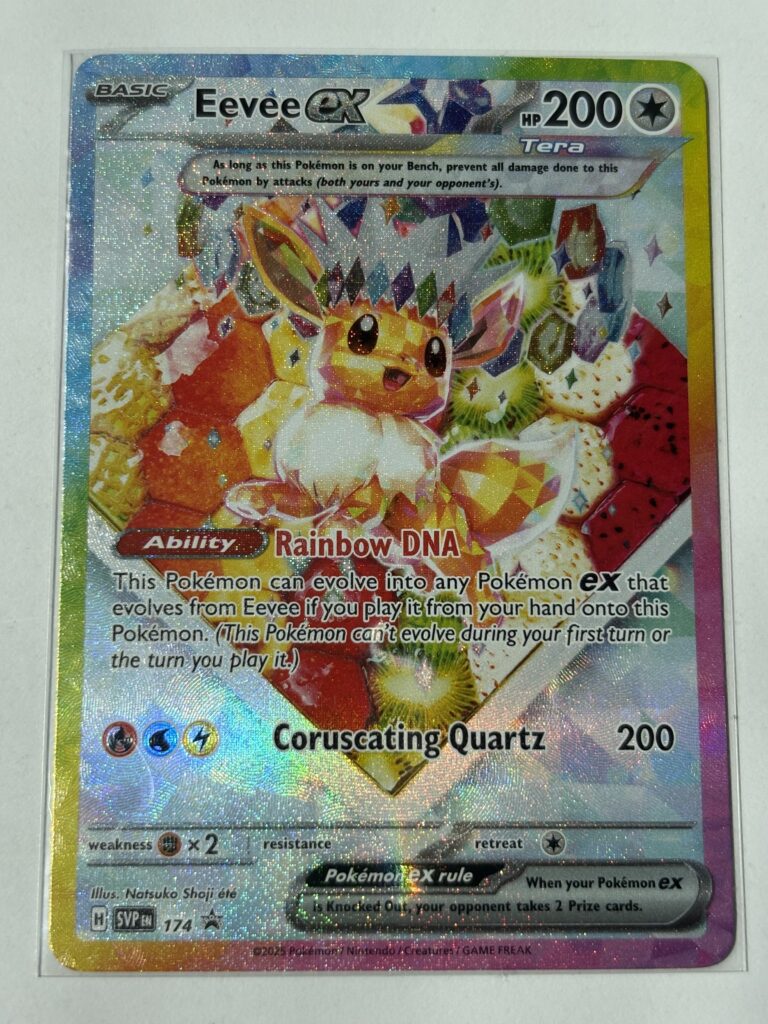 Promocyjna karta Eevee ex z zestawu Super Premium Collection