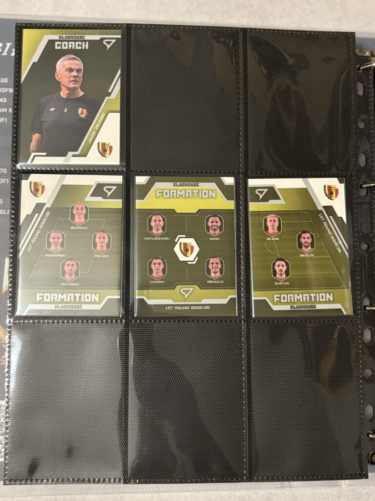 Strona albumu Gamegenic przedstawiająca set clubhouse Korony Kielce